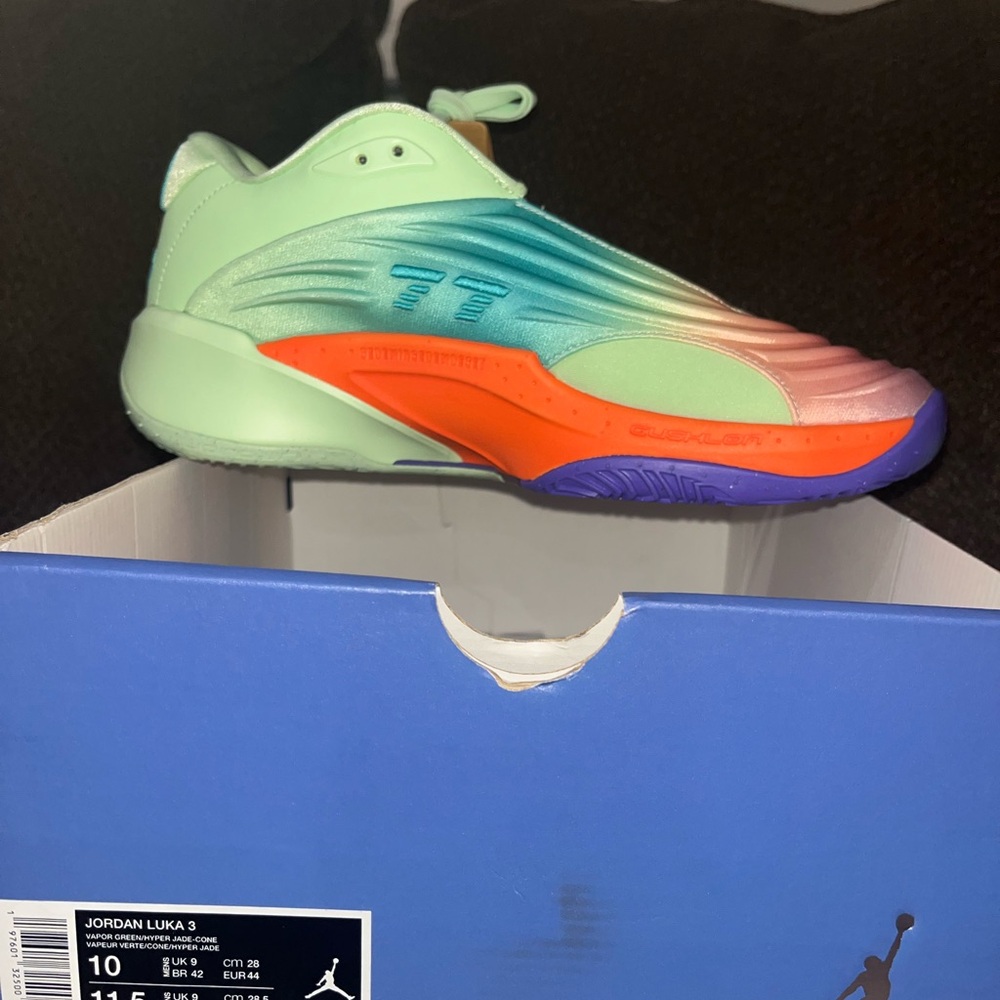 Jordan Luka 3 Sneakers - Green, Orange, Purple